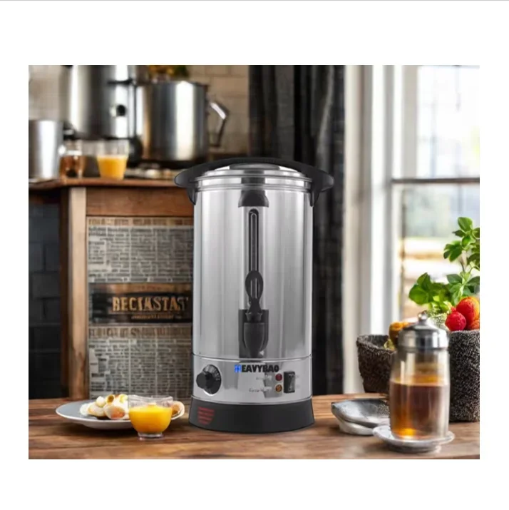 Heavybao Hot Sale Hotel Restaurant Water Boiler Tea Warming Urn Stainless Steel 8L Electric Catering Hot Water Urn