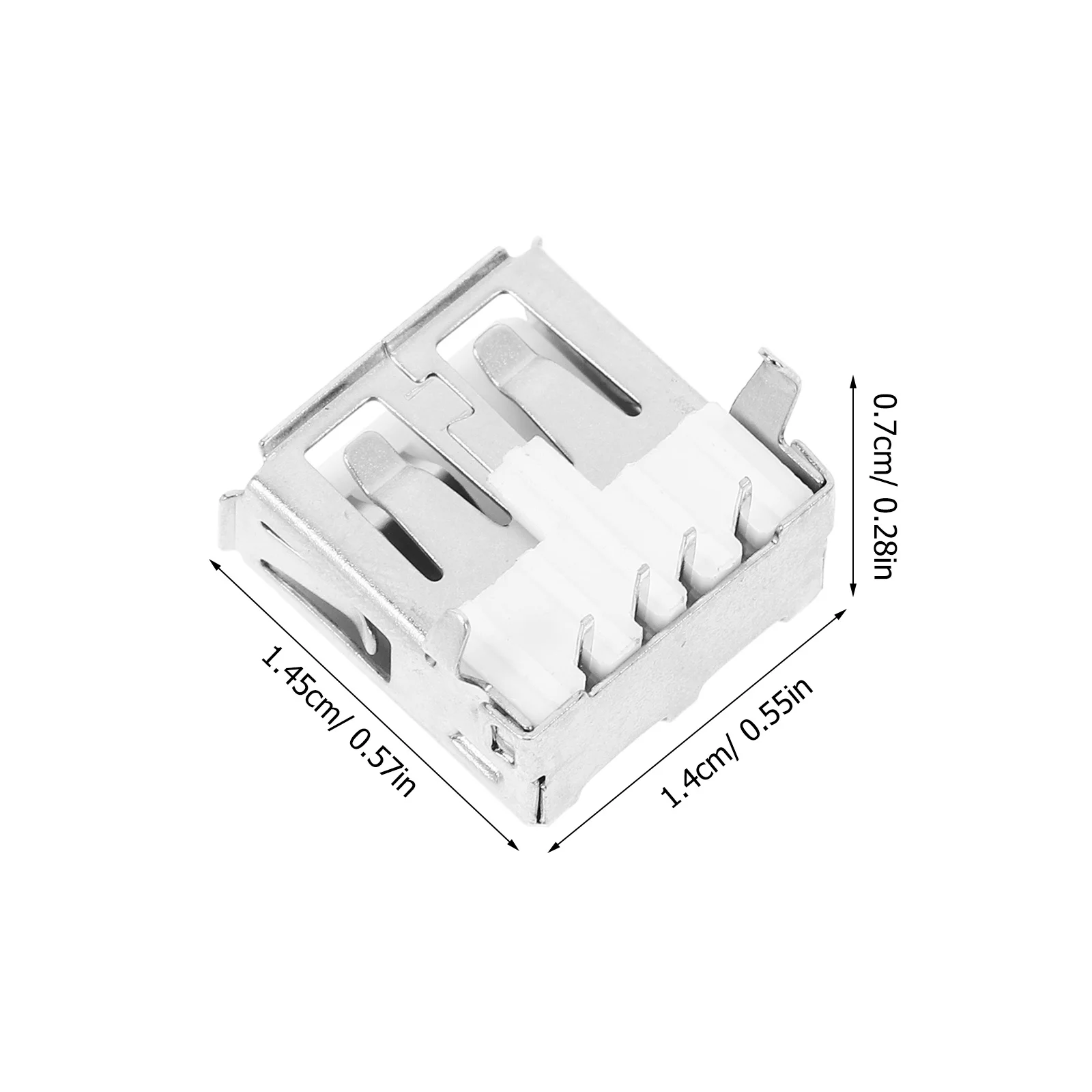 100 pz 90 Sostituzione Femmina Porta Usb Presa Adattatore del Connettore Per La Saldatura Riparazione Adattatore Usb Progetti di Riparazione di Saldatura