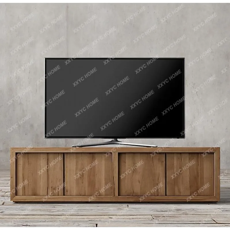 XXWood Simple Tv Cabinet Brown  Minimalist Storage Luxury Tv Cabinet Living Room  Fernsehtisch Furniture For Home