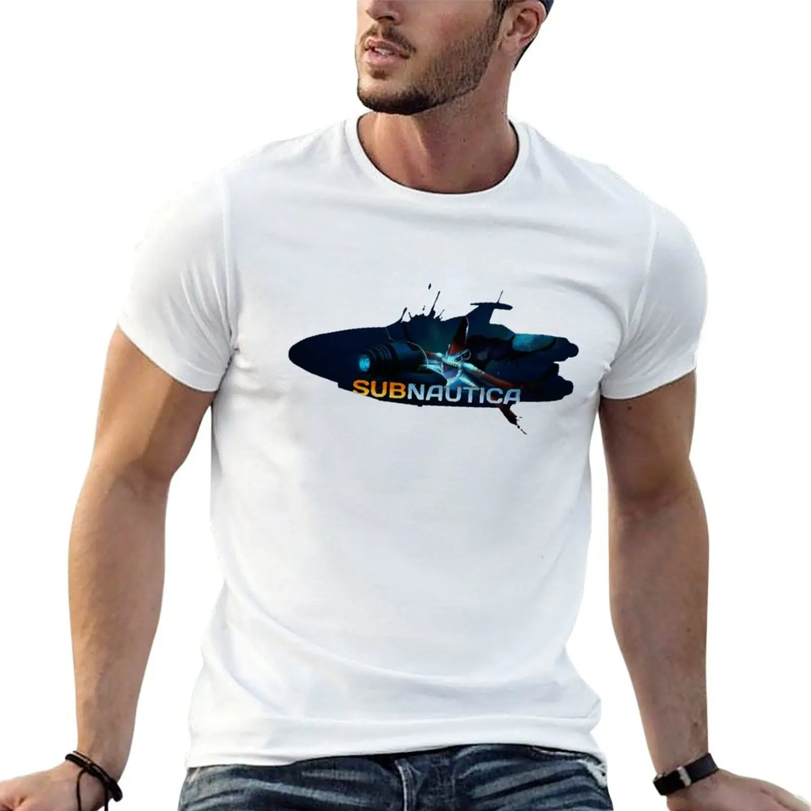 

Subnautica T-Shirt man t shirts for men casual man tshirt T-Shirt