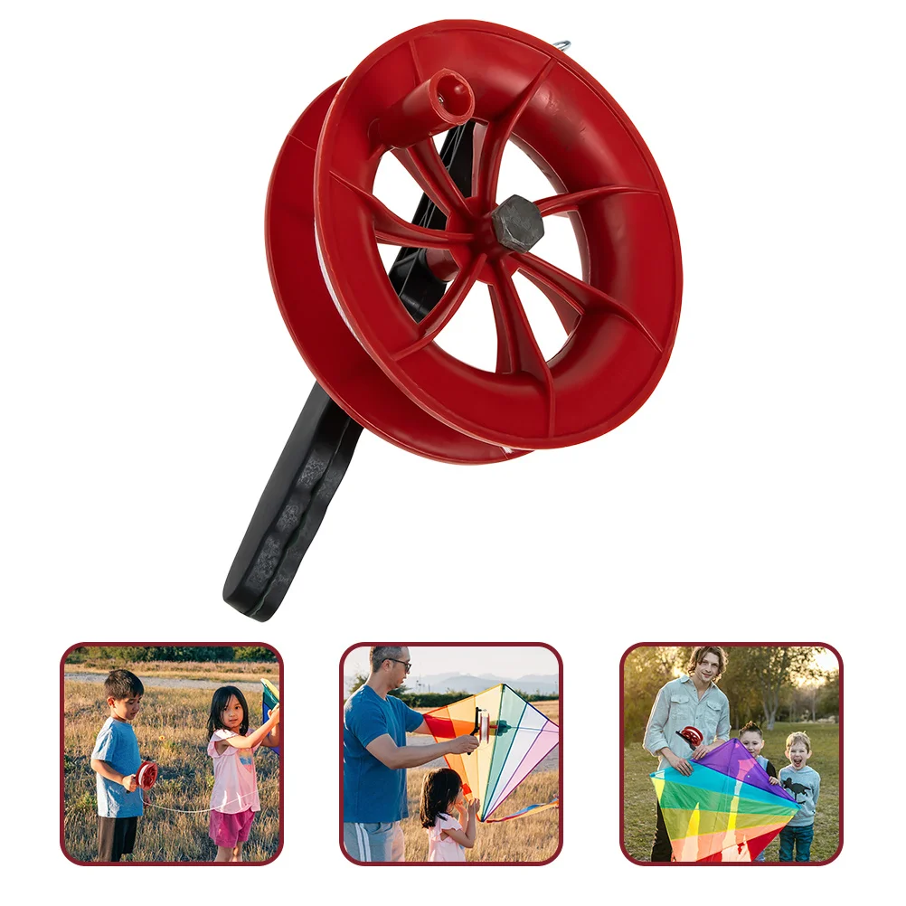 อุปกรณ์รอกว่าว 2 ชิ้น แบบมืออาชีพ น้ำหนักเบา ออกแบบตามหลักสรีรศาสตร์ สำหรับเด็ก ผู้ใหญ่ และผู้เริ่มต้น เหมาะสำหรับสนามหญ้าในสวนสาธารณะ