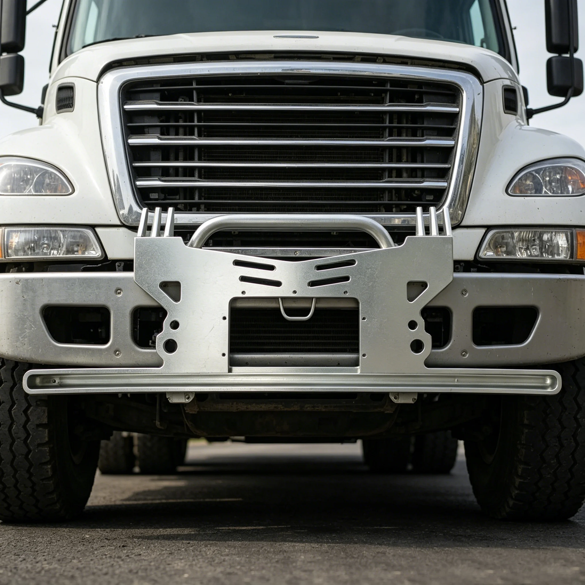 RC 1/14 Front Bumper Anti-collision Bar for Hydraulic Excavator Loader Dump Truck for SCANIA MAN VOLVO Trailer Tipper DIY Parts
