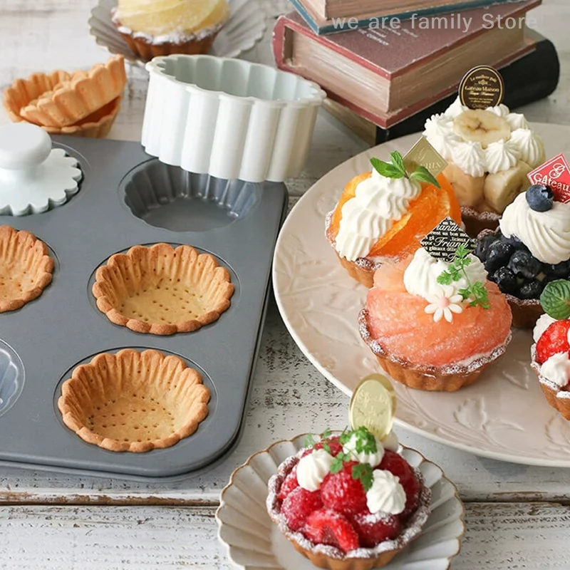 ホームベーキングモールドミニ紙カップケーキフラワーレースベーキングトレイ DIY クッキーフルーツケーキパイペストリーモールドキッチンデザートツール