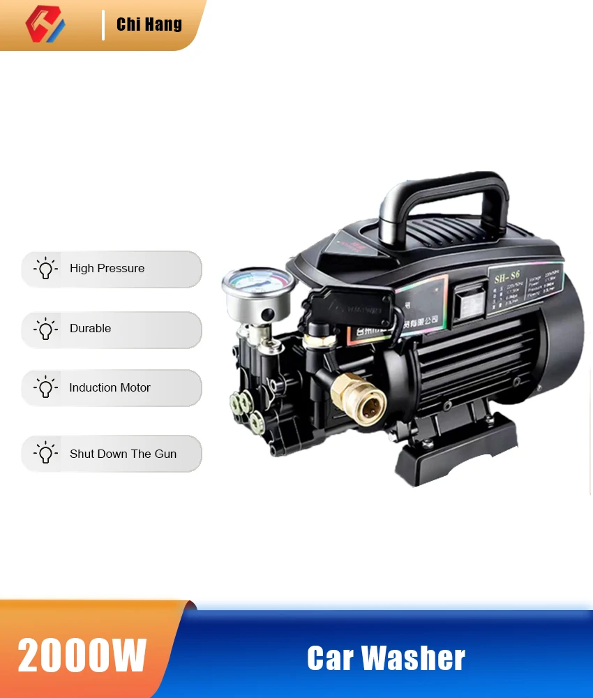 

Portable Ultra-High Pressure Cleaning Machine 220v Water Pump Automatic Cleaning Machine Small Household Car Washing Machine