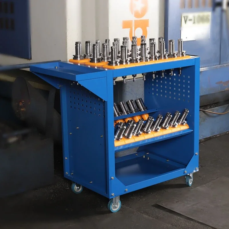 

BT40 tool cart bT30 numerical control storage rack workshop mobile trolley holder