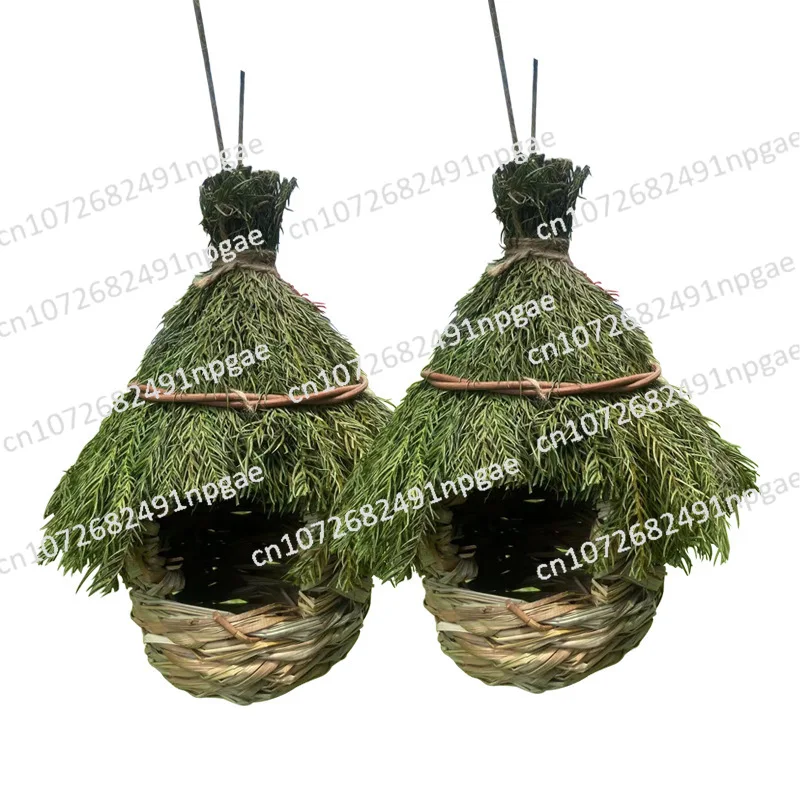 

Straw Bird's Nest Hand-woven One-piece Delivery Bird's Nest Gardening Decoration Spot Wholesale