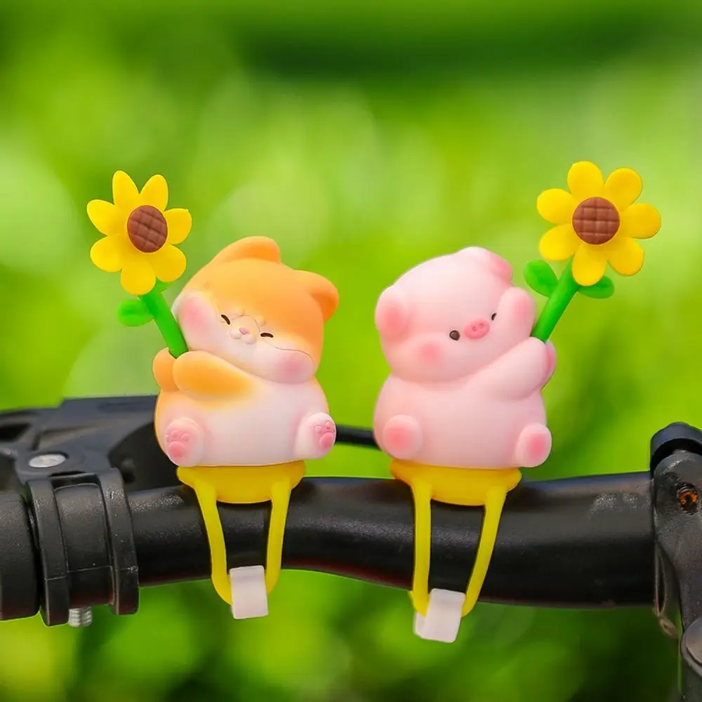 

With Straps Animal Windmill Car Ornaments Cute Cartoon Windmill Deer Motorcycle Ornament Mini Animal Windmill Car Accessories