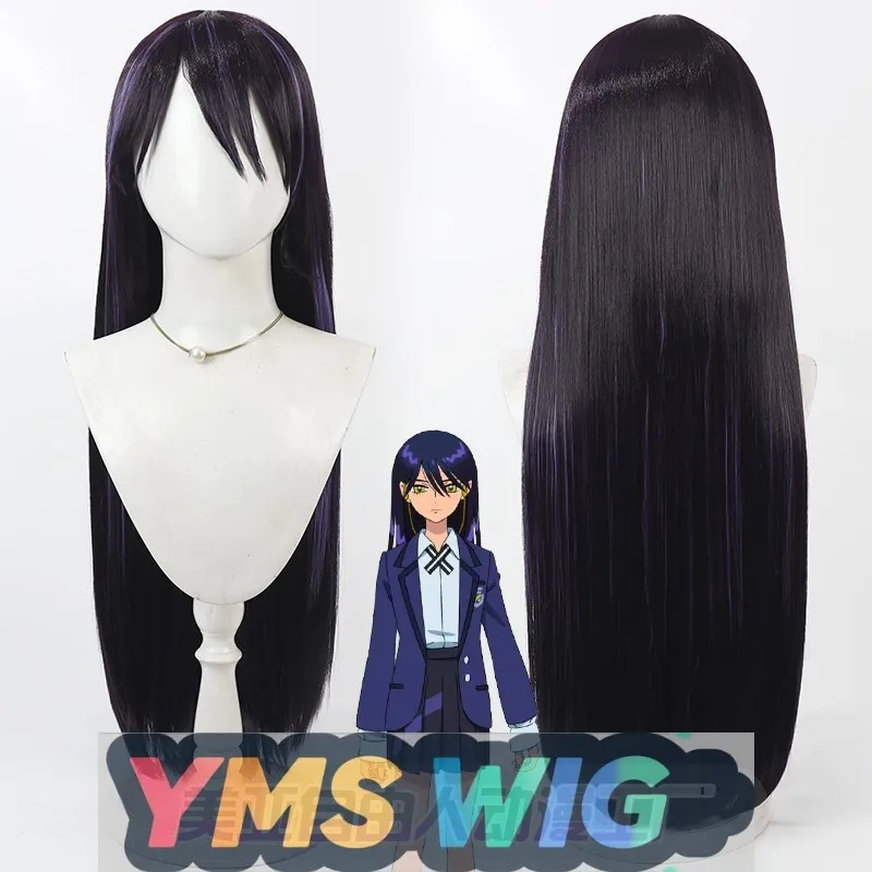 

【YMS WIG】Мобильный костюм Gundam G-QuuuuX- Парик для косплея Niana, имитация кожи головы, темно-фиолетовые блики
