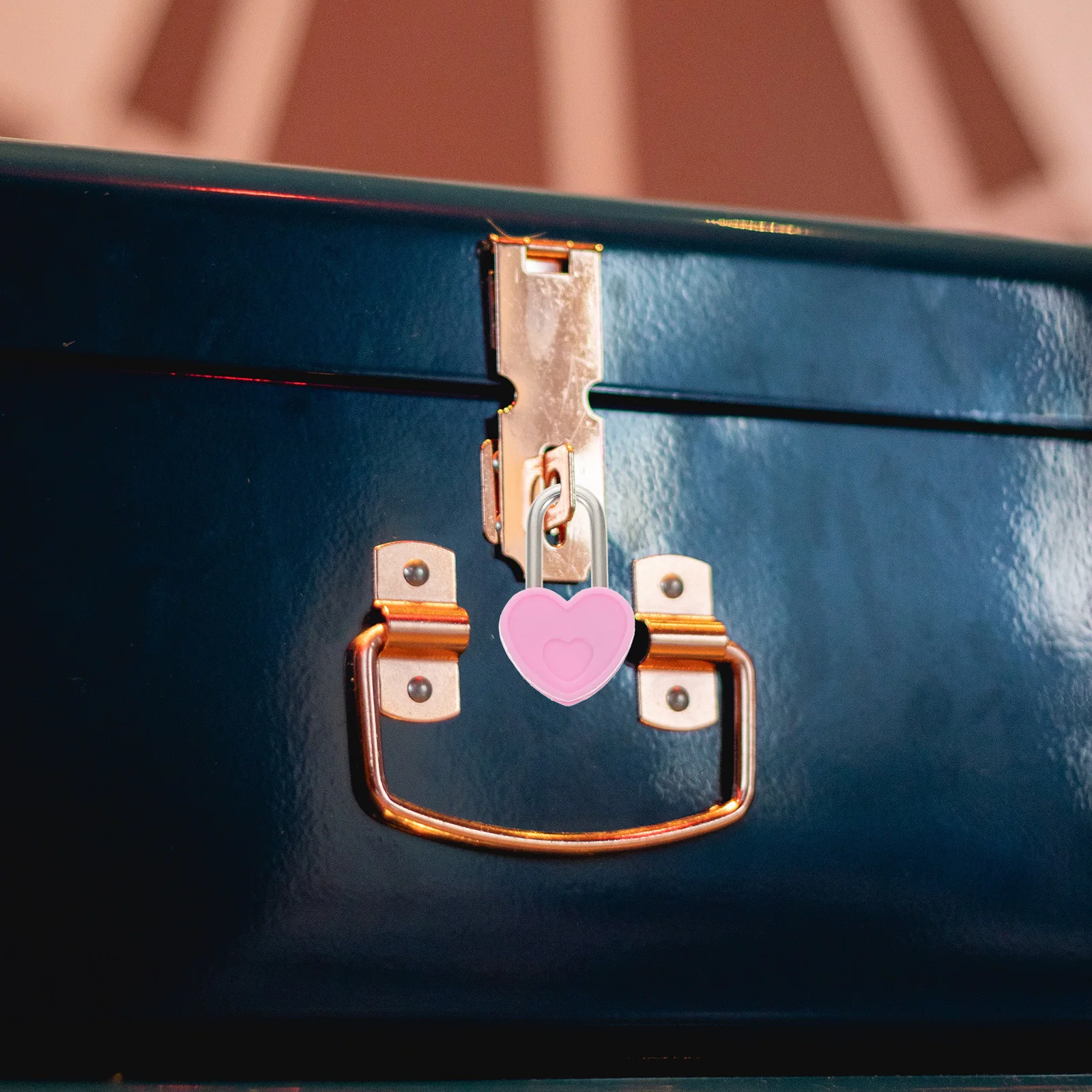 

24pcs Mini Heart Shape Lock Premium Plastic Alloy Travel Suitcase Diary Book Drawer Security Padlock Multi-Functional Hardware