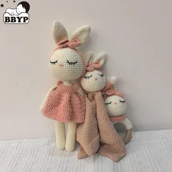 Personalized Baby Gift Cute Bunny Doll Baby Toys Newborn Shower Present Newborn Photograph Props Cotton Animal Douodou