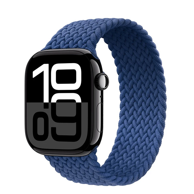 Geflochtenes Schlaufenarmband für Apple Watch Ultra 4 3 2 49mm 44mm 41mm 40mm 42mm 46mm 45mm Armband iWatch Series 12 11 SE3 10 9 8 – Detail 3