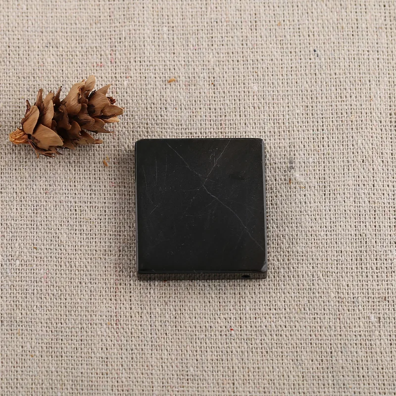 B&F Square Picture Jasper Pendant Beads, Handmade Natural stones beads, Polished Stones for jewelry Making Supplies