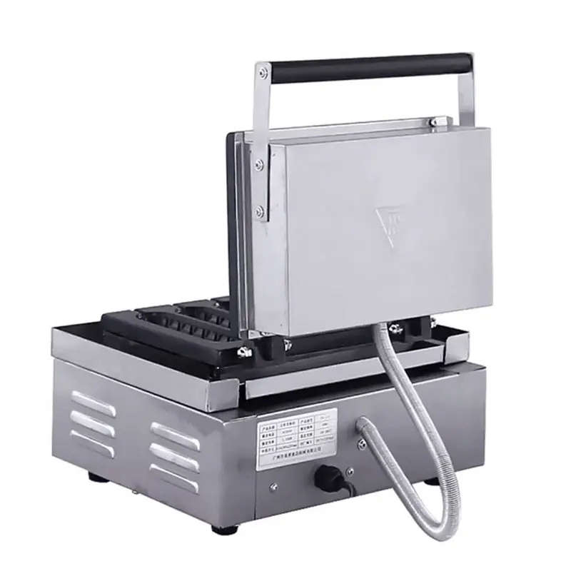Electric Waffle Sausage Machine Commercial Crispy French Hot Dog Lolly Stick Frying Pan Hot Dog Corn Baking Grill 5 Grids