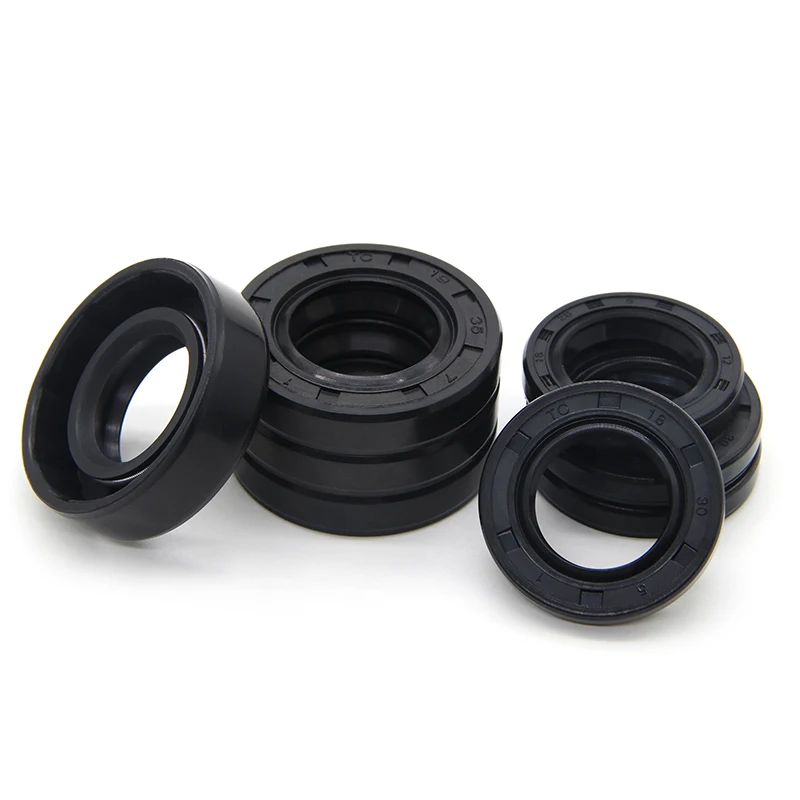 2/5pcs ID19mm Black NBR Oil Seals TC-19*25/26/28/30/32/35/40/42/45/47*5/6/7/8/10mm Nitrile Rubber Shaft Double Lip Oil Gasket