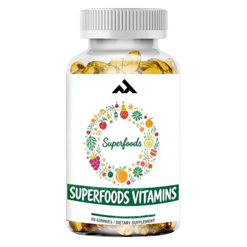 

Super food vitamin gummies -60 gummies with immune health and antioxidant support