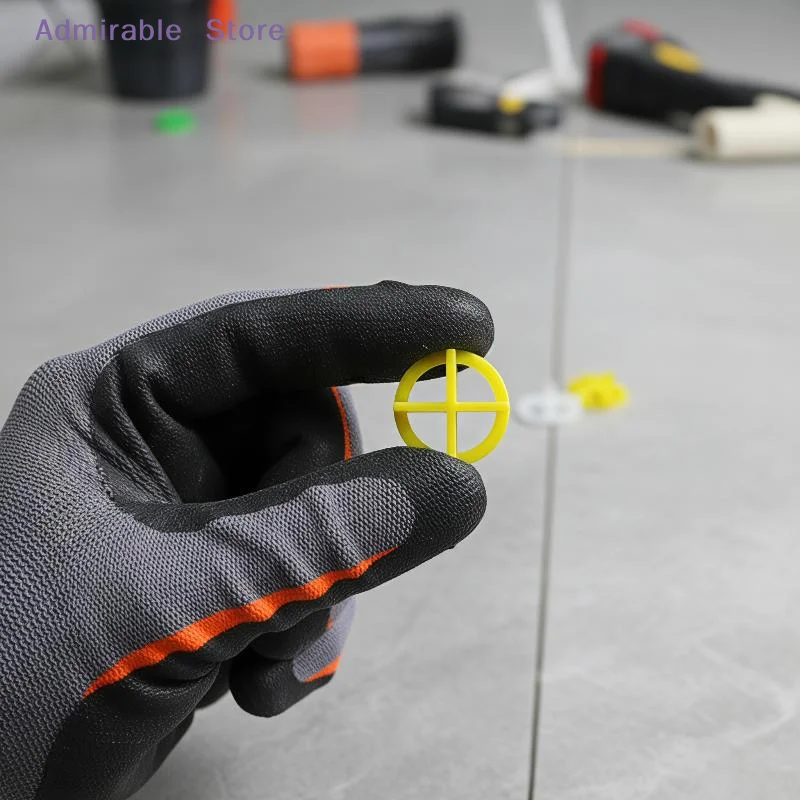 [W]100Pcs Professional Tile Leveling System Clips Spacers Wedges for Bathroom Kitchen Floor Wall Tile Laying