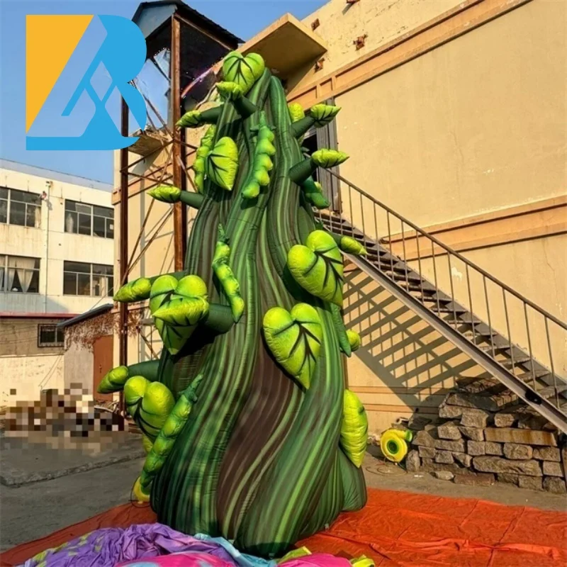 Customized Party Decorative Big Inflatable Pea Beanstalk Tree for Stage Design Toys