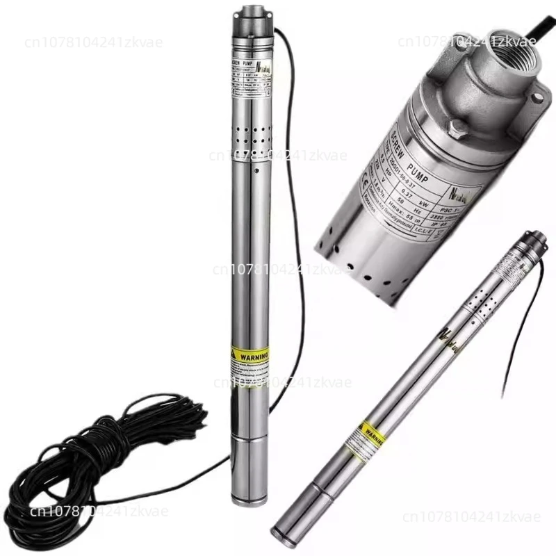 50mm Submersible Deep Water Well Pump Stainless Steel 55m Deep Well For Drink Water Mini 2 Inch Submersible Pump Well