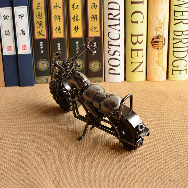 Retro Motorcycle Model Clothing Store Decoration Ornaments Desk New Home Decoration Creative Home Furnishings