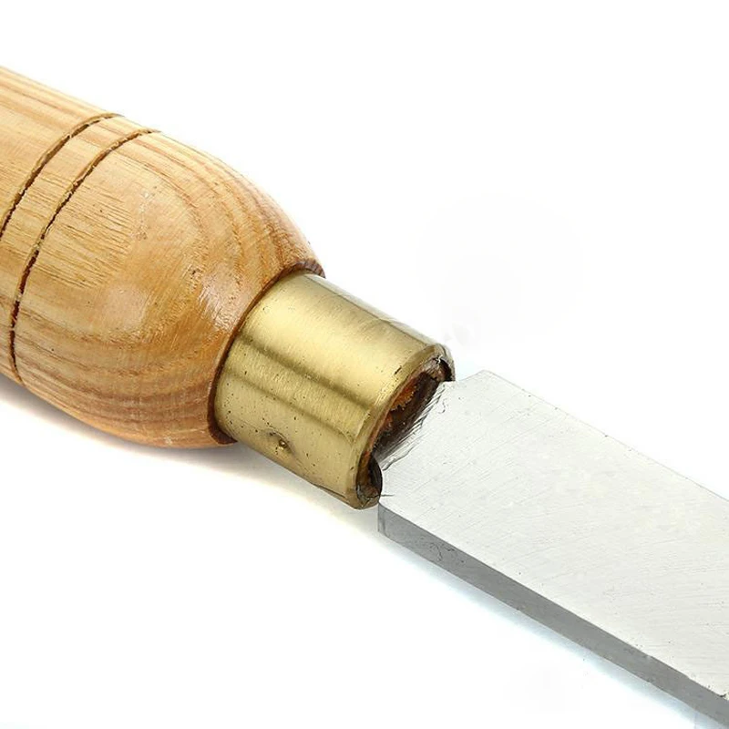Holzbearbeitungswerkzeuge Hochgeschwindigkeitsstahl Holzdrehmesser Chrom-Vanadium-Stahl Holzmeißel – Detail 3