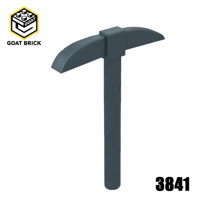 10Pcs MOC Parts 3841 Pickaxe Compatible Bricks DIY Assmble Building Blocks Particle Kid Puzzle Brain Toy Gift