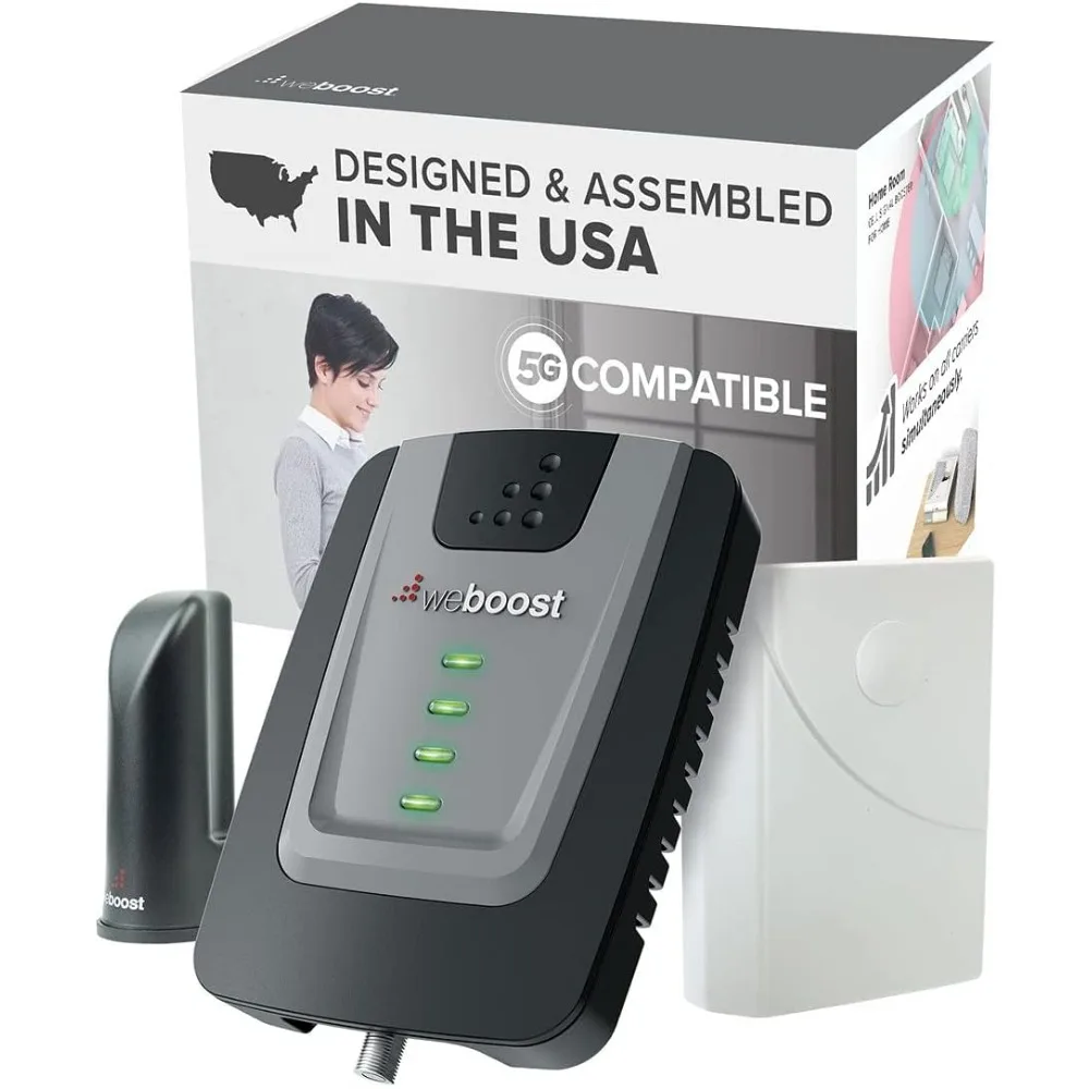 Cell Phone Signal Booster | Boosts 4G LTE & 5G for all U.S. Networks & Carriers