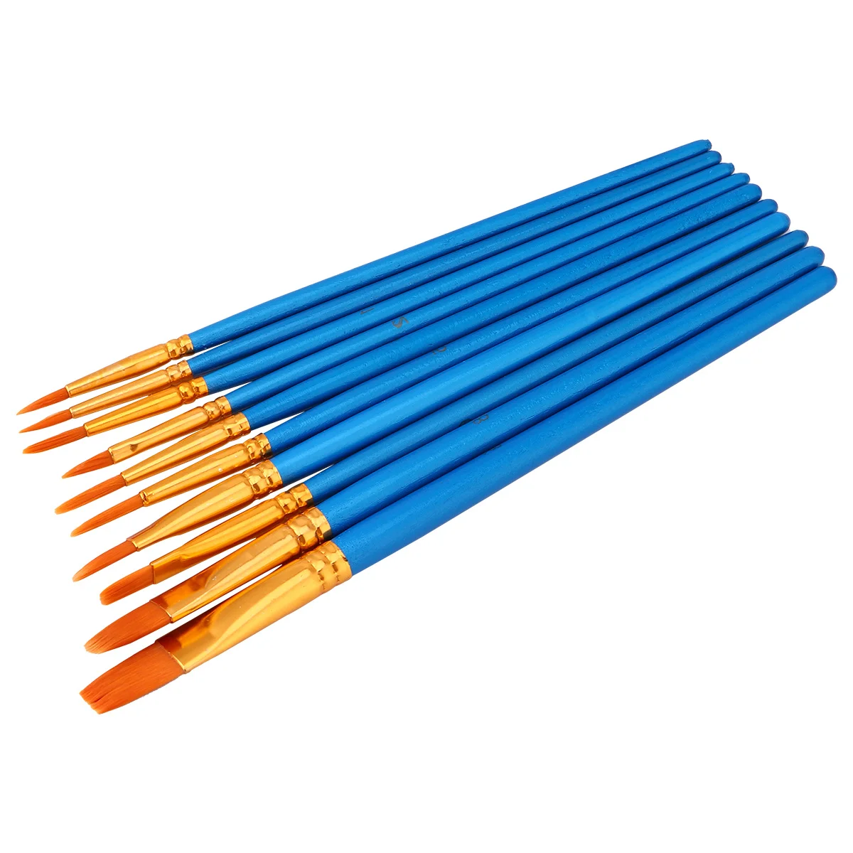 

10Pcs Art Painting Supplies Professional Drawing Pens Set for Watercolor Gouache Oil Paints DIY Graffiti Tools Artist Acrylic