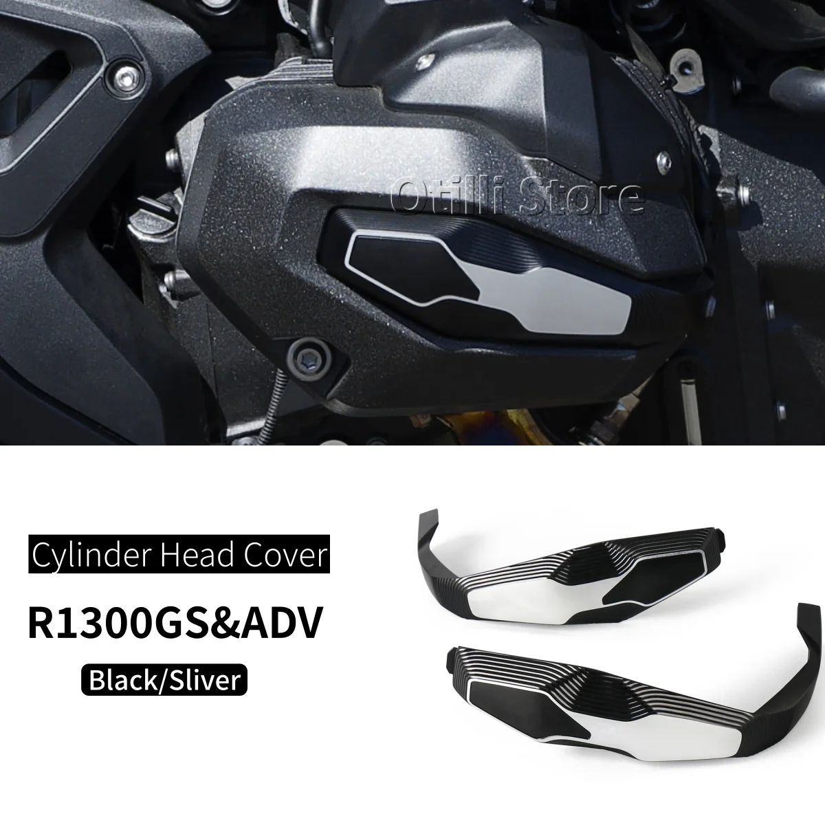 

Защита головки цилиндра двигателя (крышка свечи зажигания) для мотоциклов BMW R1300GS/R/RS/RT, R1300 GS ADV, GS1300 Adventure