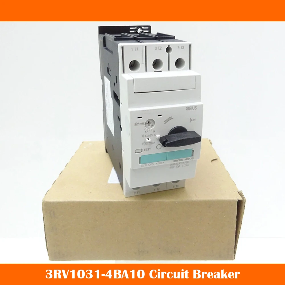 

Original Motor Protection Circuit Breaker 3RV1031-4BA10 14-20V / 4EA10 22-32A / 4FA10 28-40A / 4GA10 36-45A / 4HA10 40-50A