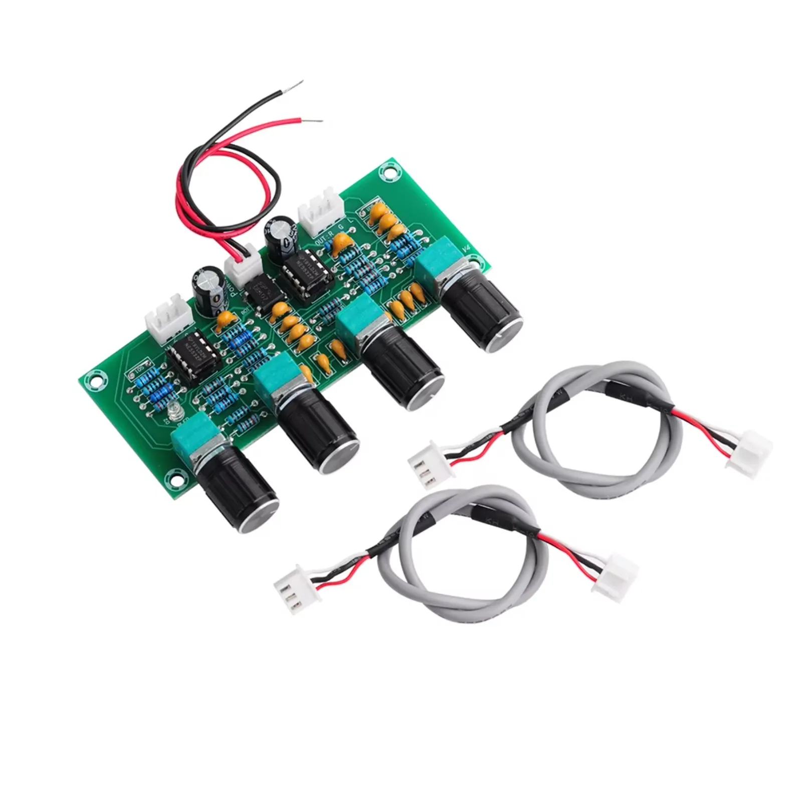 

5pcs XH-A901 NE5532 Tone Board With Treble Bass Volume Adjustment Preamp Pre-amplifier Tone Controller For Amplifier Audio Board