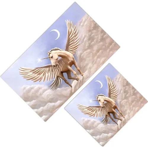 Cici Design Pegasus Themed Closet Takımı-60x100-50x60