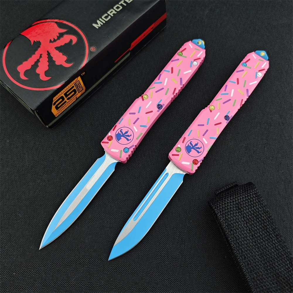 Micro technology donut UT85 outdoor survival camping T6 aluminum handle tactical hunting EDC convenient tool pocket knife