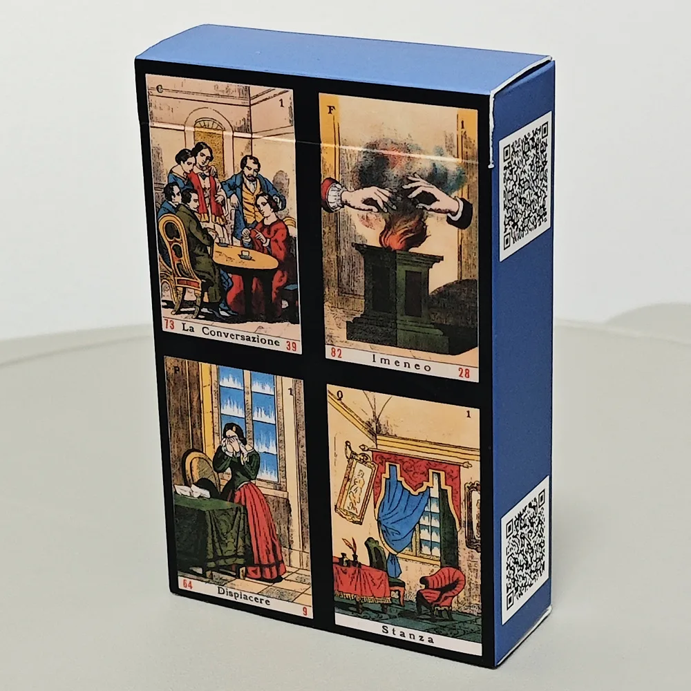 52 Pcs Oracle Sibyl Cards 9*6cm Every Day Oracle Deck Sibilla Italian Deck For Party Game, Birthday Gift