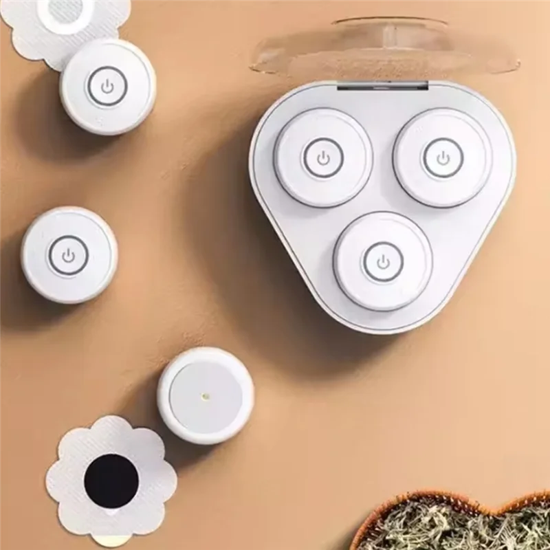 Dispositivo de moxibustión inteligente con compresa caliente sin humo A29R, carga magnética portátil, caja de terapia para el hogar