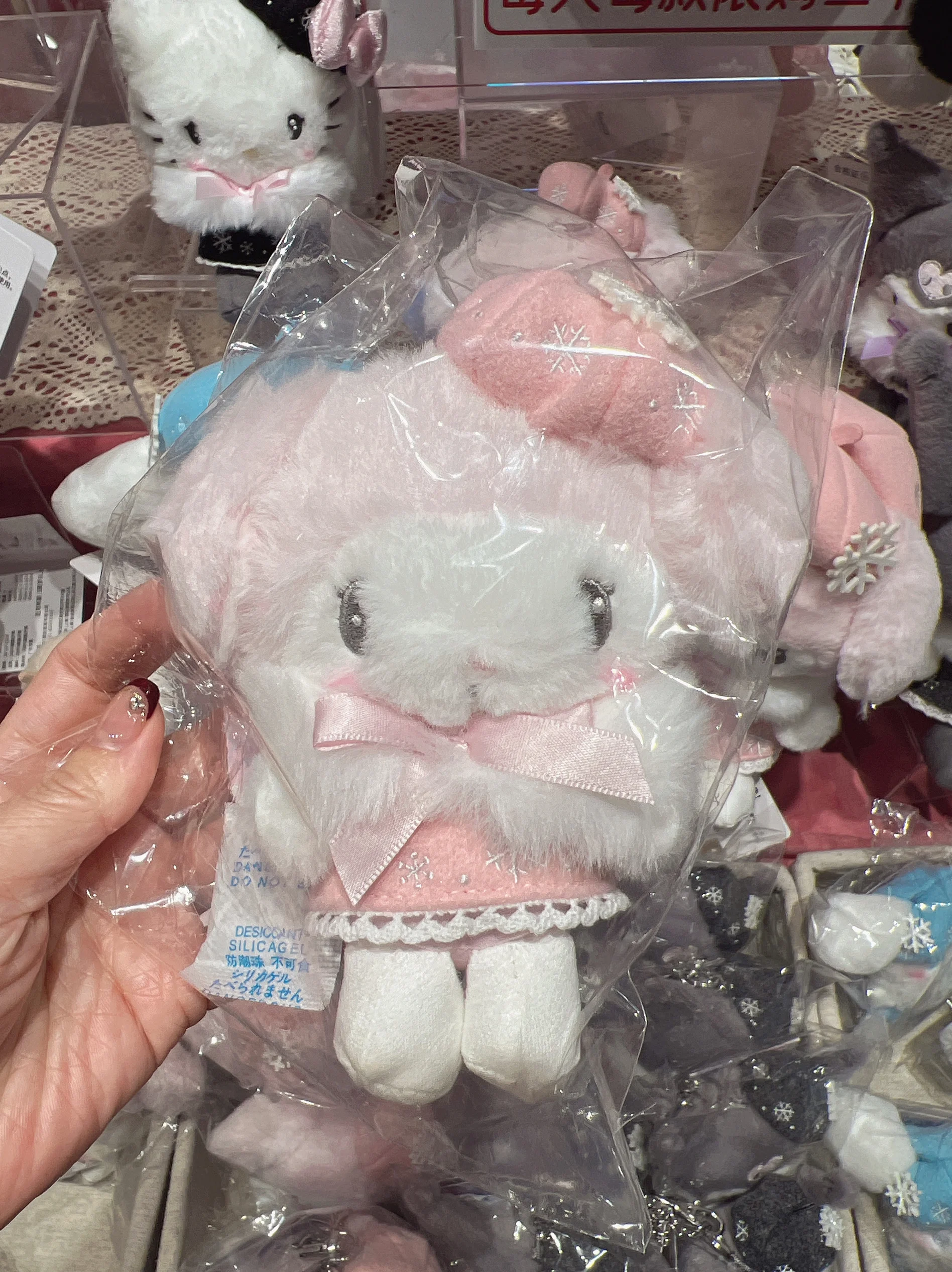 Sanrio Beret Series 2021, куклы, подвески, Kitty Melody Kuromi Cinnamoroll Pochacco Kawaii, аниме, плюшевые игрушки для детей, подарок