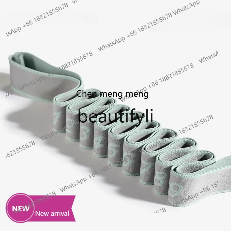 

Yoga elastic belt, fitness open shoulder open back stretch belt, tension belt training stretch rope