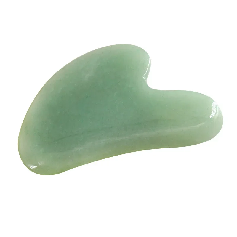 Rose Quartz Jade Guasha Board Natural Stone Scraper Chinese Gua Sha Tools For Face Neck Back Body Acupuncture Pressure Therapy