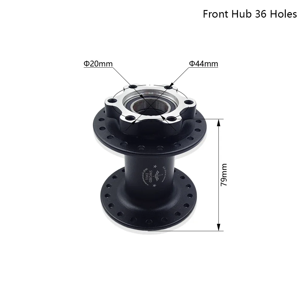 36 Holes Front Rear Wheel Hub W/ Bearing Oil Seals For SURRON Sur-Ron S/X Light Bee Original Motorcycle Accessories Scooter Tire