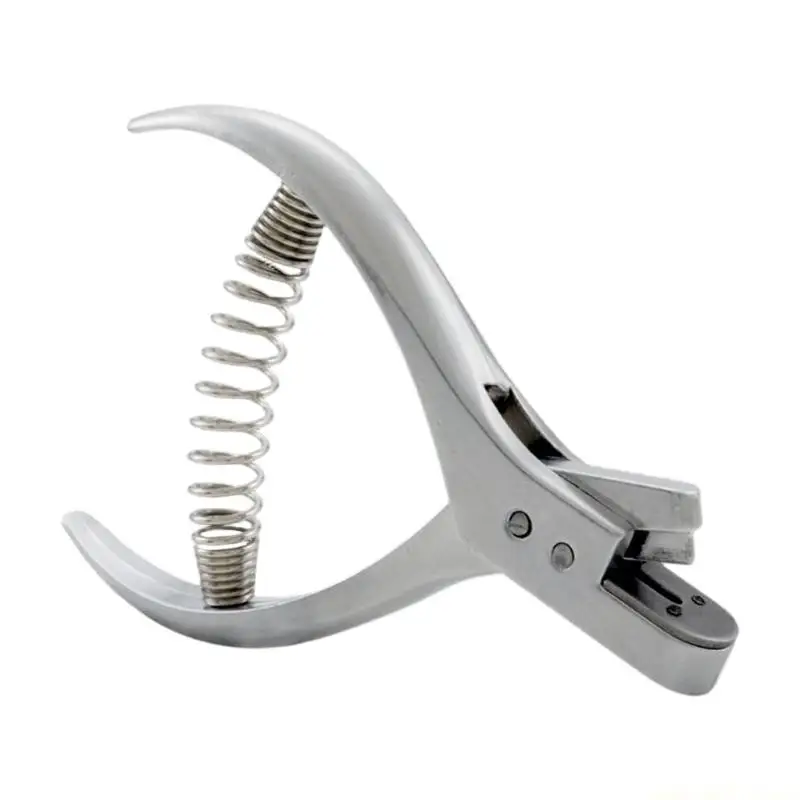 

QX2E Многоцелевой дырокол 3 мм, плоскогубцы, сверхмощный металлический перфоратор для упаковки, изготовления отверстий в сумках,