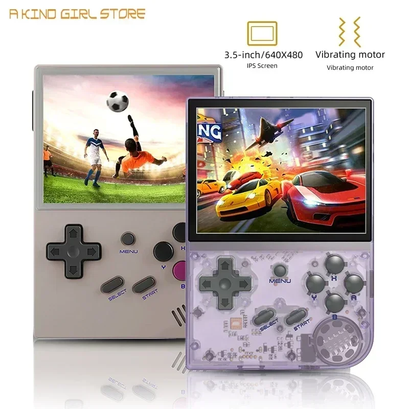 RG35XX Retro Handheld Game Console Linux System 3.5 Inch IPS Screen Cortex-A9 Portable Pocket Video Player 13000 Games 64G 128G