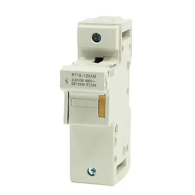 AC 690V 125A 58mmx22mm Single Pole Fuse Holder RT18-125AM