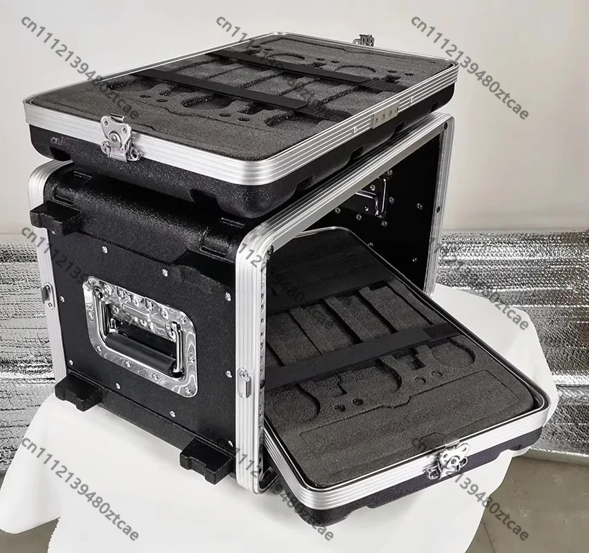 

Medium Size ABS Plastic Cabinet 6U Standard Audio Chassis for Microphone Receiver Amplifier Use