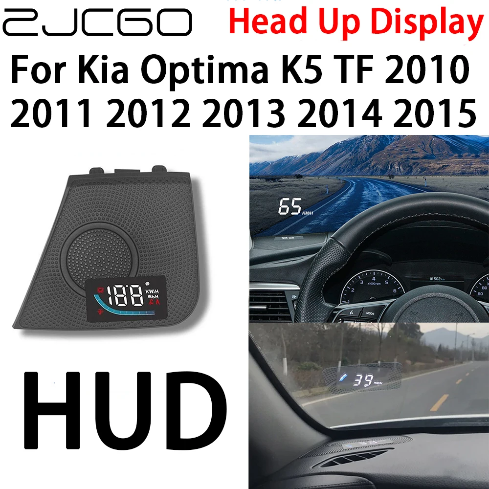 ZJCGO Car HUD Head Up Display Speedometer Projector Electronic Accessories for Kia Optima K5 TF 2010 2011 2012 2013 2014 2015