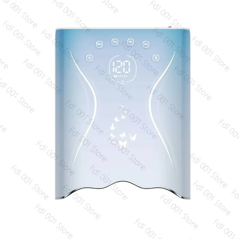 115W Rechargeable Portable UV Nail Lamp Fast Curing Wireless Nail Drying Light Professional Manicure Tool  Salon Home Nail Art