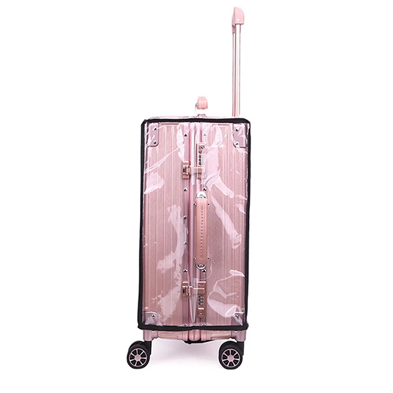 1PC Travel Accessory Transparent PVC Luggage Cover Waterproof Trolley Protective Cover Thicken Suitcase Dust Protector Cover