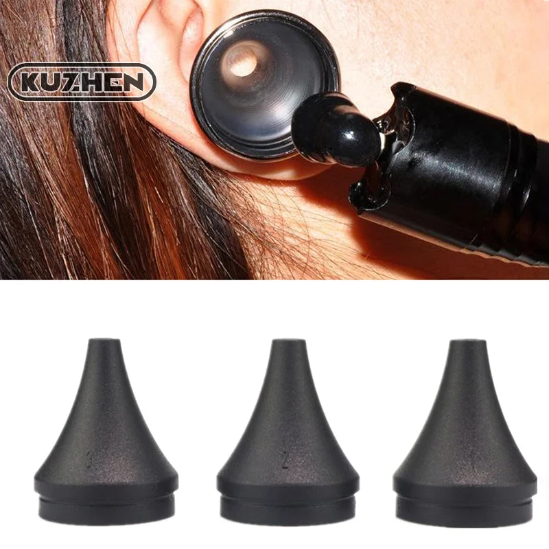 Medical Reusable Adult Child Non Disposable Speculum Earmuff Otoscope Accessory Ear Tip Funnel Nozzle Specula Cone Replacement