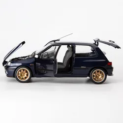 Diecast 1/18 Scale Clio 1993 Alloy Car Model Collection Souvenir Display Ornaments Vehicle Toy