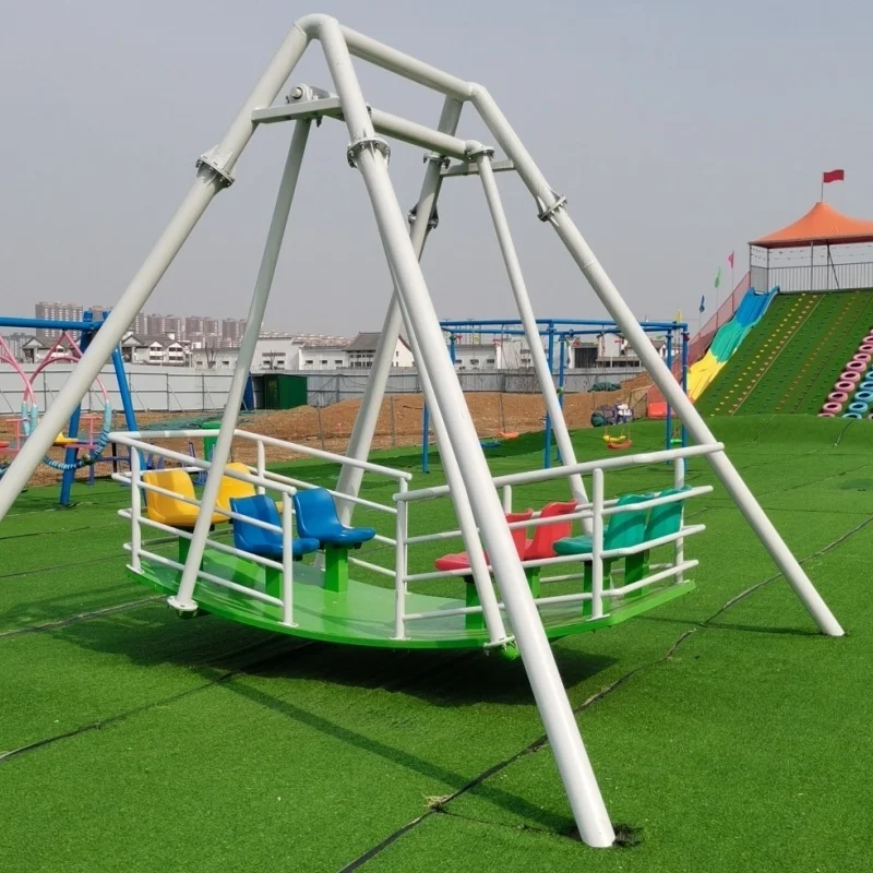 Hot Sale Unpowered Amusement Park Project Funfair Rides Simple Mini Pirate Ship Without Power