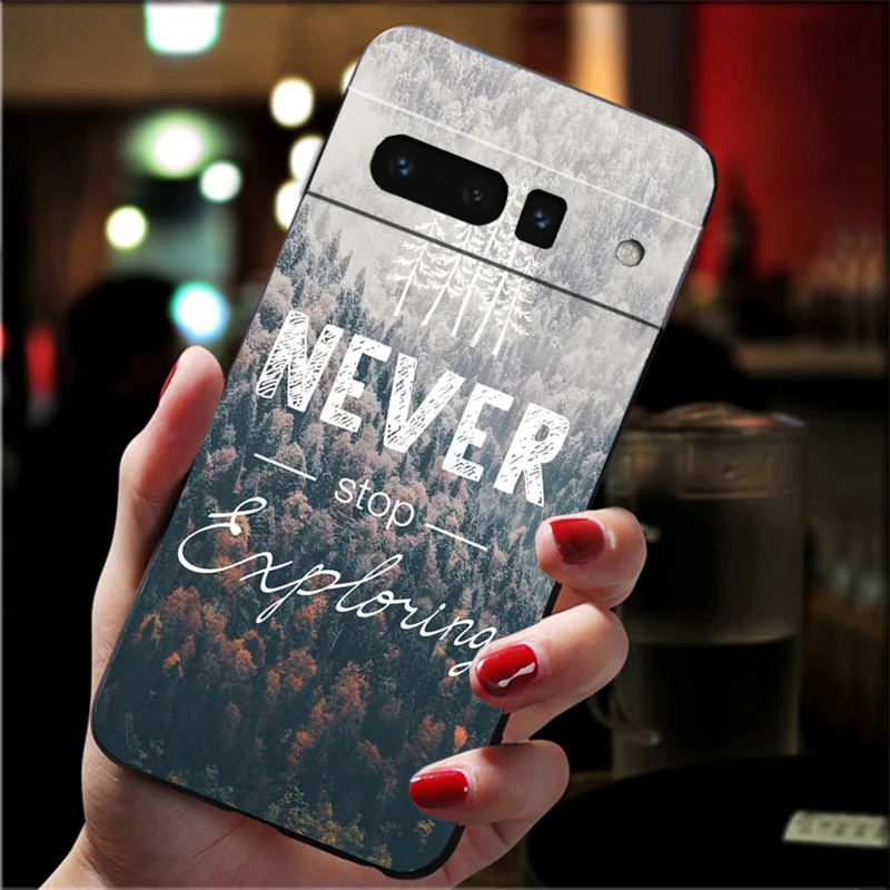 Funda de teléfono para Google Pixel 10 Pro XL 9 Pro XL 9A 8 7 6 Pro Pixel 8A 7A 6A Pixel 8 7 6 5 viajes montaña bosque mar playa citas