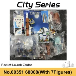 New 1073pcs City Series Rocket Launch Centre Building Blocks Space Base Launching Tower Astronaut Bricks Toys For Boys Gifts